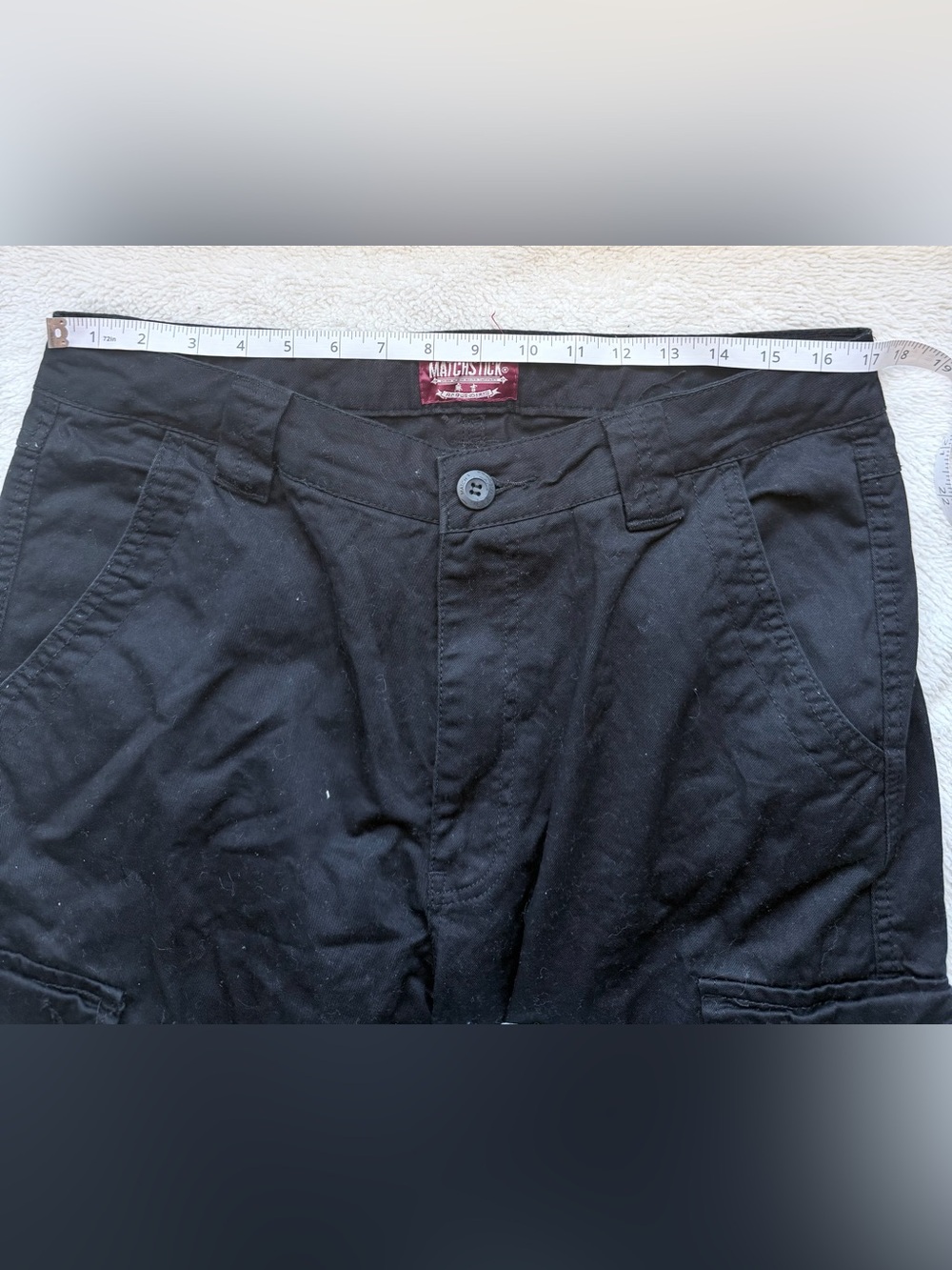 Match Black Cargo Pants for Men - Picture 7 of 9